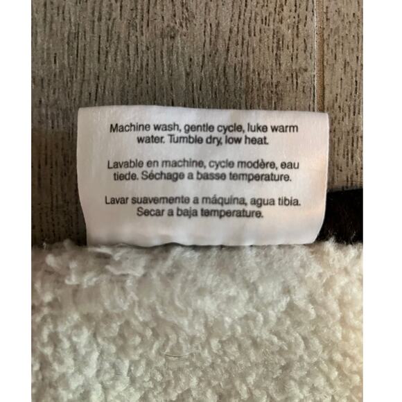 Vintage 90s Bald Eagle Reversible Throw Blanket 52x72 Brown Made in Germany - Picture 4 of 4